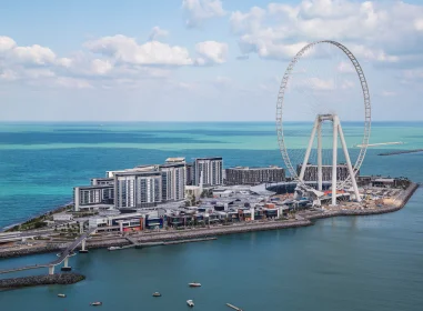 BLUEWATERS RESIDENCES is a premium project from MERAAS on the island with the largest Ferris wheel pic