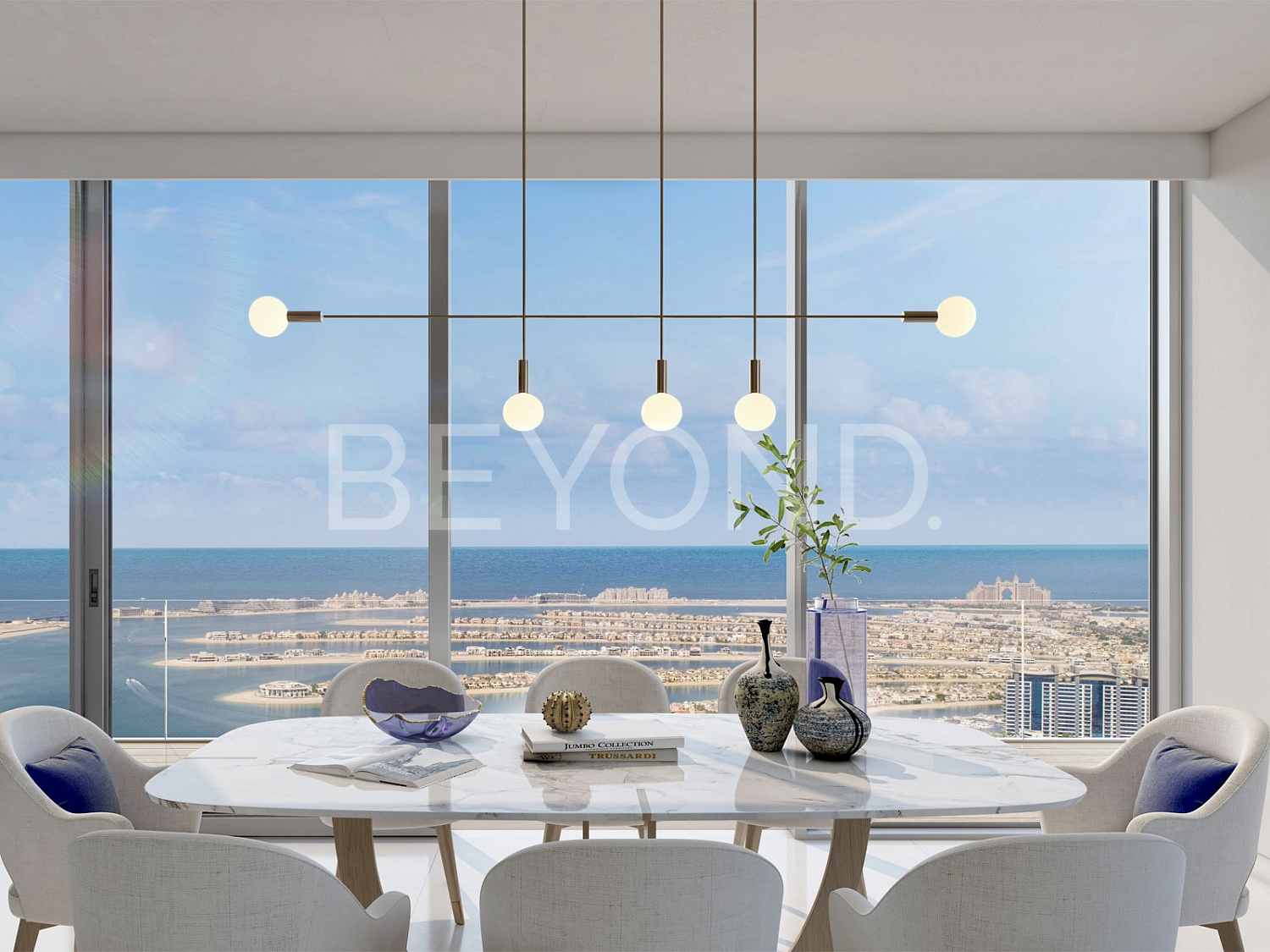 Beachgate by Address – роскошный апартамент в прибрежном премиальном комплексе с прямым видом на Palm Jumeirah