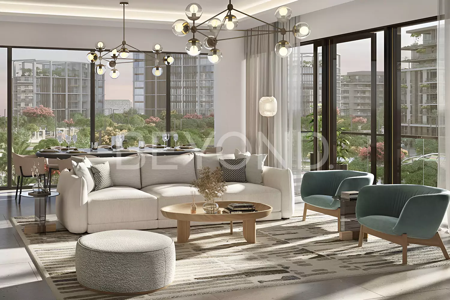 Thyme Central Park - просторная видовая квартира в комьюнити, где стираются грани между городом и природой.